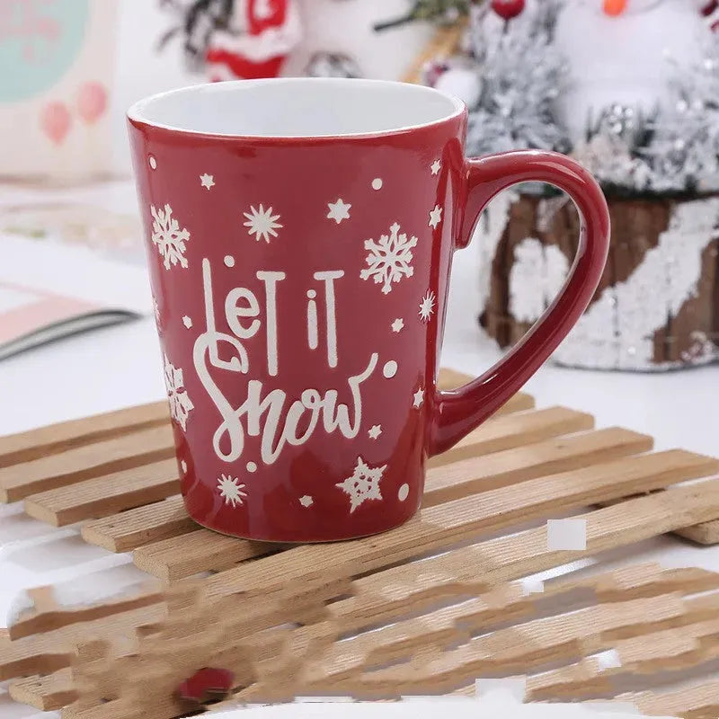 Ceramic Cup Christmas Mug Small Gifts - Bellarte Enchanté Ceramic Cup Christmas Mug Small Gifts
