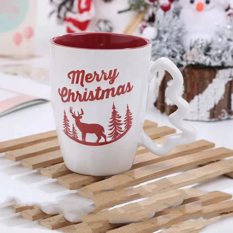 Ceramic Cup Christmas Mug Small Gifts - Bellarte Enchanté Ceramic Cup Christmas Mug Small Gifts