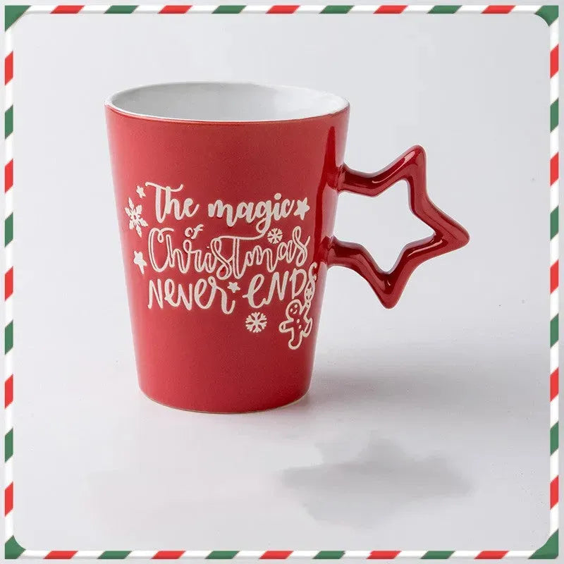 Ceramic Cup Christmas Mug Small Gifts - Bellarte Enchanté Ceramic Cup Christmas Mug Small Gifts