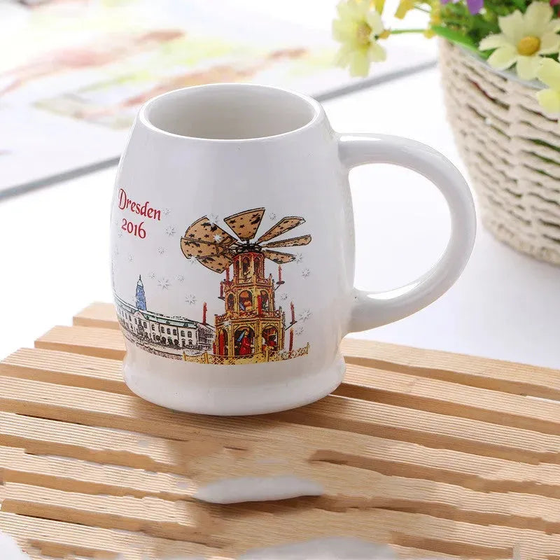 Ceramic Cup Christmas Mug Small Gifts - Bellarte Enchanté Ceramic Cup Christmas Mug Small Gifts