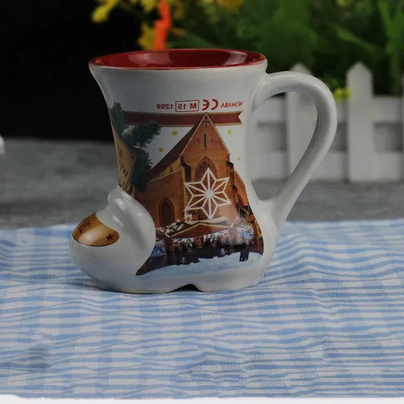 Ceramic Cup Christmas Mug Small Gifts - Bellarte Enchanté Ceramic Cup Christmas Mug Small Gifts