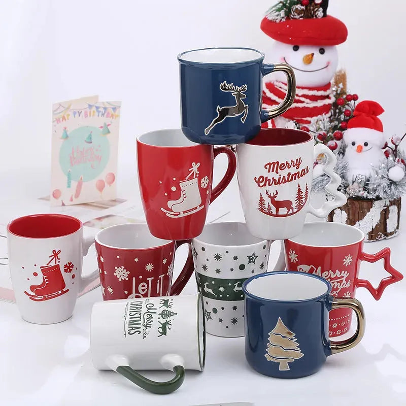 Ceramic Cup Christmas Mug Small Gifts - Bellarte Enchanté Ceramic Cup Christmas Mug Small Gifts