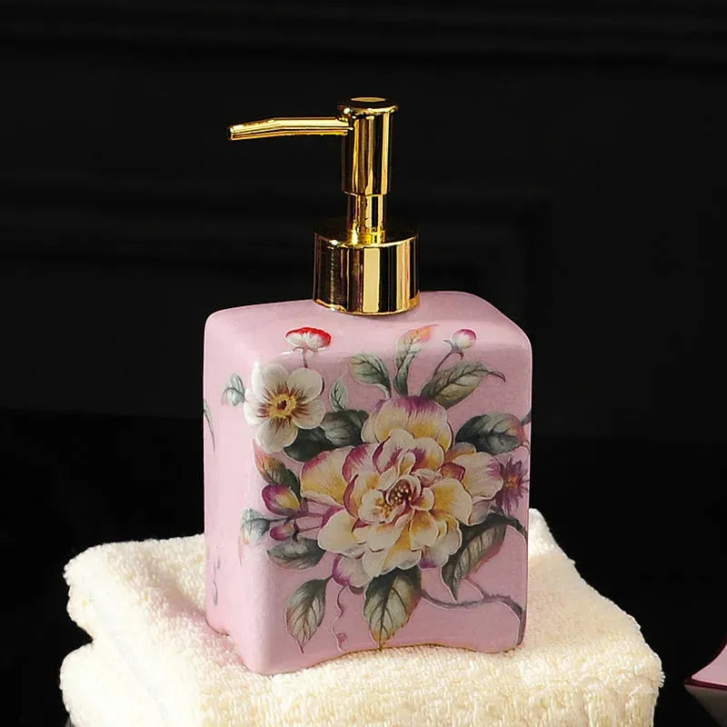 Ceramic Hand Sanitizer Bottle Lotion Bottle - Bellarte Enchanté Ceramic Hand Sanitizer Bottle Lotion Bottle