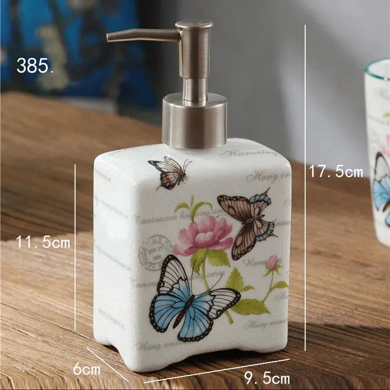 Ceramic Hand Sanitizer Bottle Lotion Bottle - Bellarte Enchanté Ceramic Hand Sanitizer Bottle Lotion Bottle