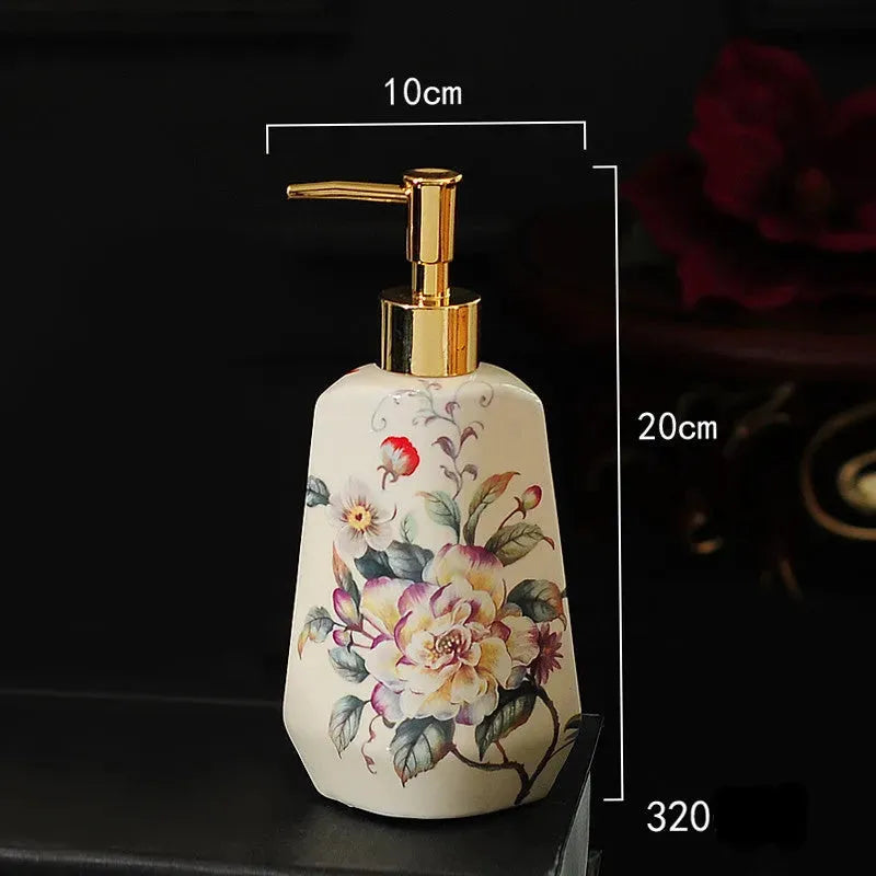 Ceramic Hand Sanitizer Bottle Lotion Bottle - Bellarte Enchanté Ceramic Hand Sanitizer Bottle Lotion Bottle
