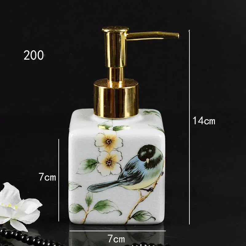 Ceramic Hand Sanitizer Bottle Lotion Bottle - Bellarte Enchanté Ceramic Hand Sanitizer Bottle Lotion Bottle