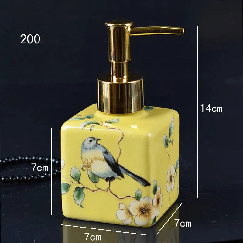 Ceramic Hand Sanitizer Bottle Lotion Bottle - Bellarte Enchanté Ceramic Hand Sanitizer Bottle Lotion Bottle