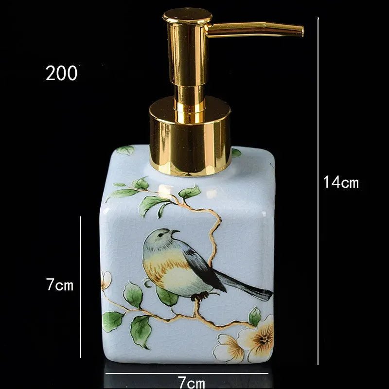 Ceramic Hand Sanitizer Bottle Lotion Bottle - Bellarte Enchanté Ceramic Hand Sanitizer Bottle Lotion Bottle