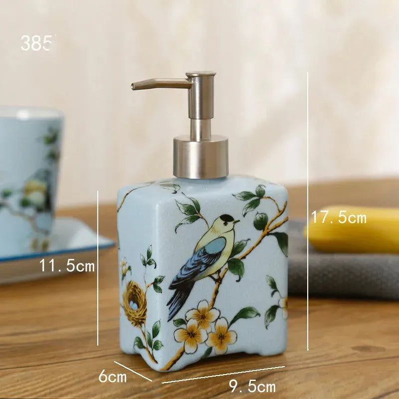 Ceramic Hand Sanitizer Bottle Lotion Bottle - Bellarte Enchanté Ceramic Hand Sanitizer Bottle Lotion Bottle