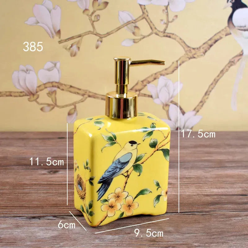 Ceramic Hand Sanitizer Bottle Lotion Bottle - Bellarte Enchanté Ceramic Hand Sanitizer Bottle Lotion Bottle