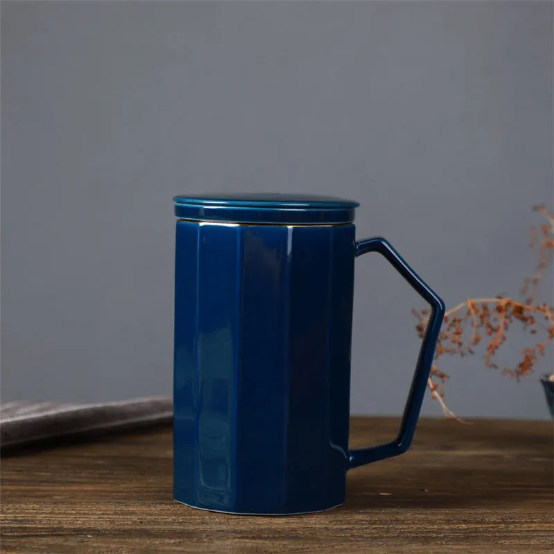 Ceramic Large Capacity Mug Custom Japanese Stoneware - Bellarte Enchanté Ceramic Large Capacity Mug Custom Japanese Stoneware