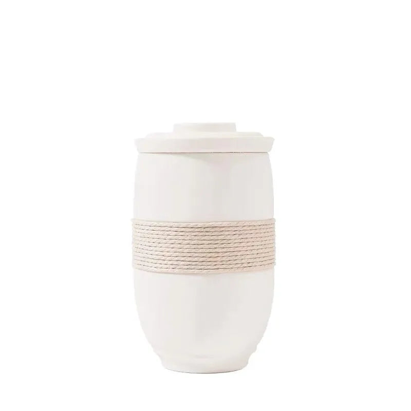 Ceramic Mug Filter Tea Cup With Lid Tea Separation Cup - Bellarte Enchanté Ceramic Mug Filter Tea Cup With Lid Tea Separation Cup