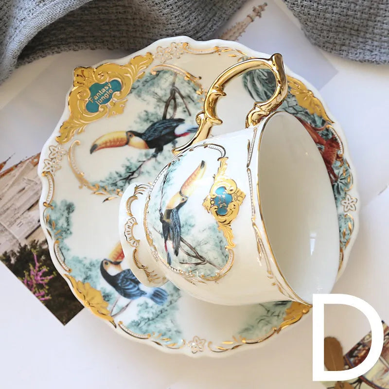 Ceramic Personality Coffee Cup Holder Set - Bellarte Enchanté Ceramic Personality Coffee Cup Holder Set