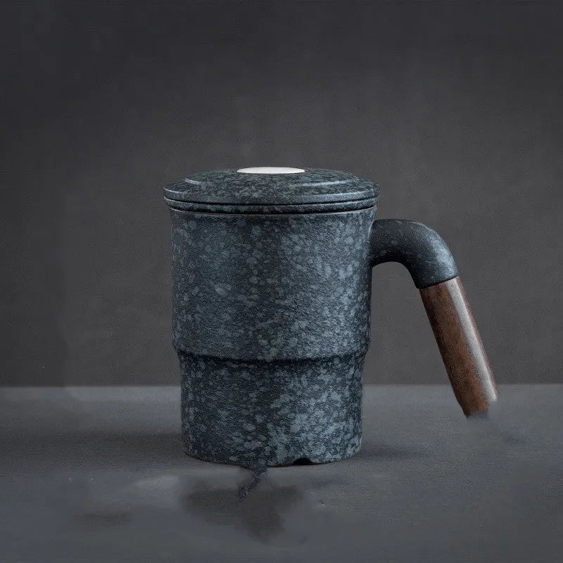 Ceramic Tea Cup With Lid Filter Office Tea Cup Custom Filter Tea Cup Tea Cup - Bellarte Enchanté Ceramic Tea Cup With Lid Filter Office Tea Cup Custom Filter Tea Cup Tea Cup