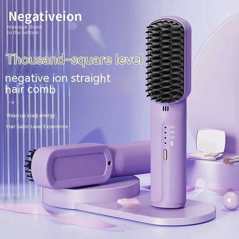Charging Straight Comb Negative Ions - Bellarte Enchanté Charging Straight Comb Negative Ions