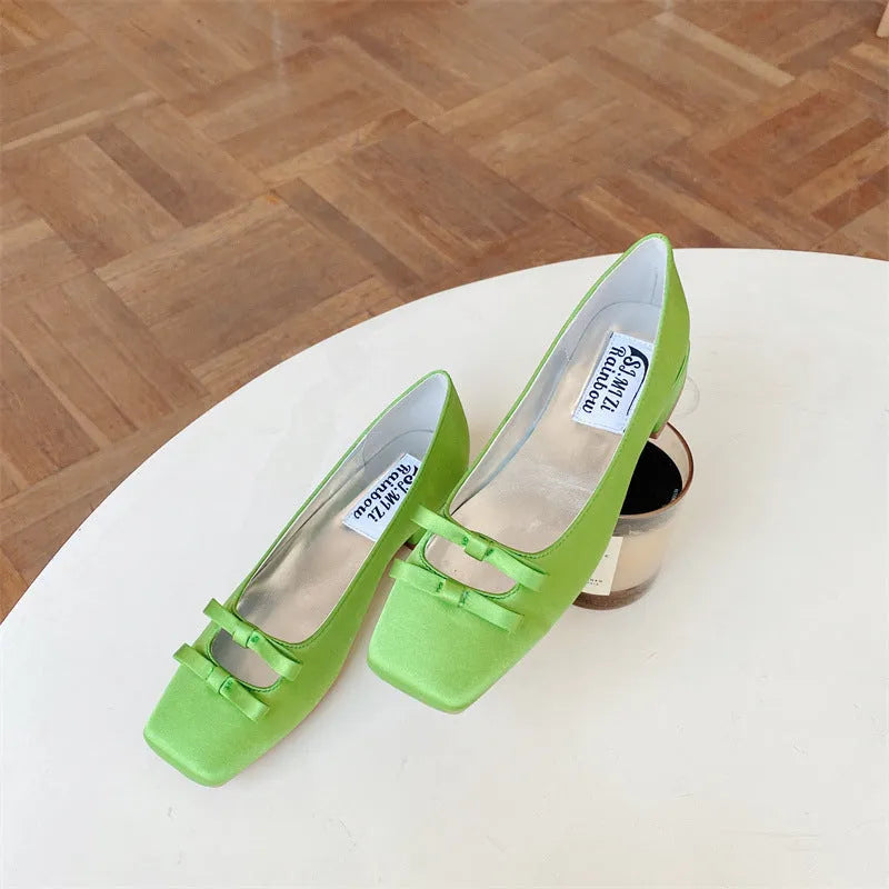 Charming Candy Color Mary Jane Pumps - Bellarte Enchanté Charming Candy Color Mary Jane Pumps