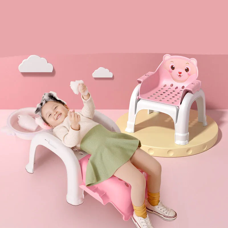 Children Recliner Chair Dining Table Stool Foldable Baby Shampoo - Bellarte Enchanté Children Recliner Chair Dining Table Stool Foldable Baby Shampoo