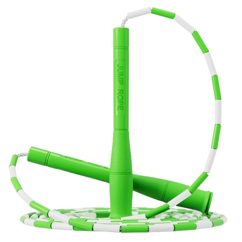 Children's Bamboo Skipping Rope Hard Beads Fitness Exercise Adjustable Training Rope - Bellarte Enchanté Children's Bamboo Skipping Rope Hard Beads Fitness Exercise Adjustable Training Rope