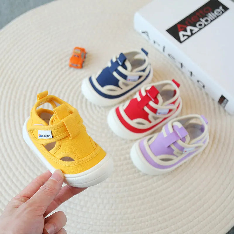 Children's Breathable Non-slip Canvas Shoes - Bellarte Enchanté Children's Breathable Non-slip Canvas Shoes