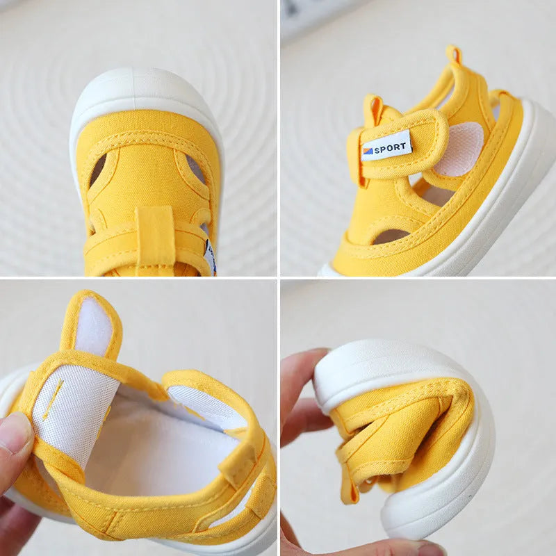 Children's Breathable Non-slip Canvas Shoes - Bellarte Enchanté Children's Breathable Non-slip Canvas Shoes