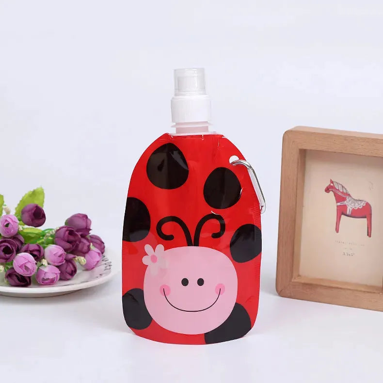 Children's cartoon folding water bag - Bellarte Enchanté Children's cartoon folding water bag