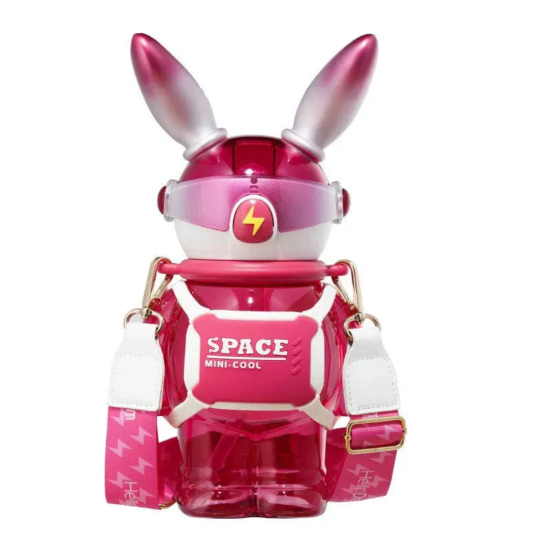 Children's Creative Lightning Rabbit Shape Large Capacity Water Bottle - Bellarte Enchanté Children's Creative Lightning Rabbit Shape Large Capacity Water Bottle