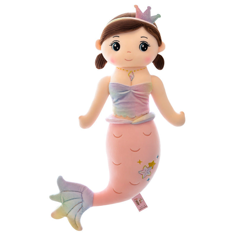Children's Fashion New Crown Mermaid Plush Toy - Bellarte Enchanté Children's Fashion New Crown Mermaid Plush Toy