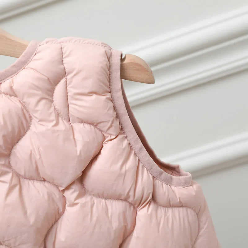 Children's Lightweight Down Vest - Bellarte Enchanté Children's Lightweight Down Vest