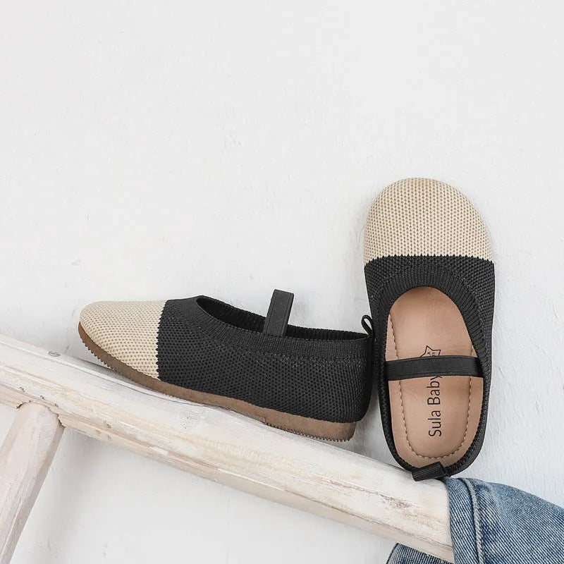 Children's peas shoes knitted shoes - Bellarte Enchanté Children's peas shoes knitted shoes