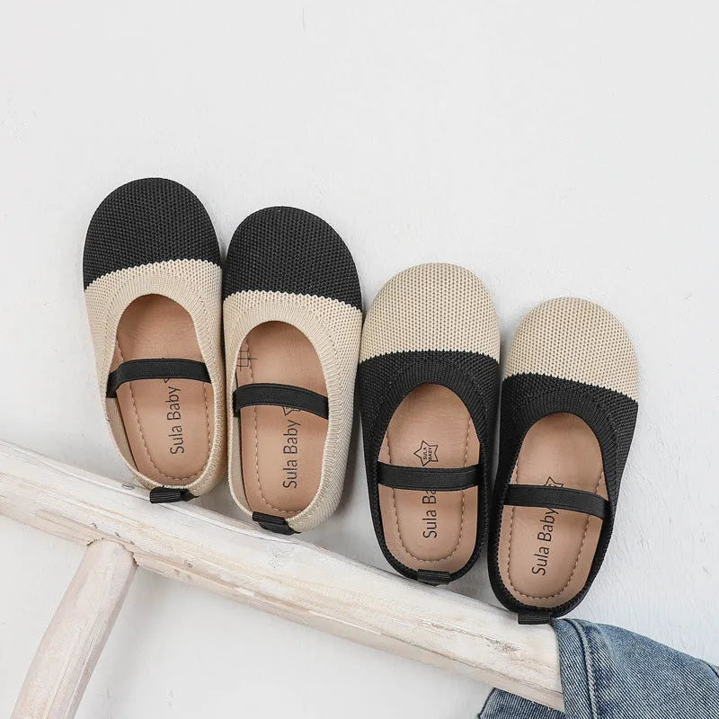 Children's peas shoes knitted shoes - Bellarte Enchanté Children's peas shoes knitted shoes