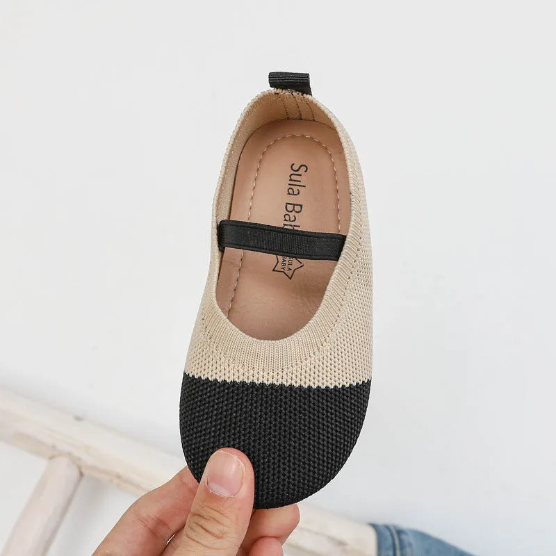 Children's peas shoes knitted shoes - Bellarte Enchanté Children's peas shoes knitted shoes