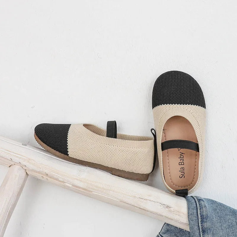 Children's peas shoes knitted shoes - Bellarte Enchanté Children's peas shoes knitted shoes