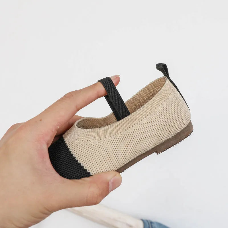 Children's peas shoes knitted shoes - Bellarte Enchanté Children's peas shoes knitted shoes