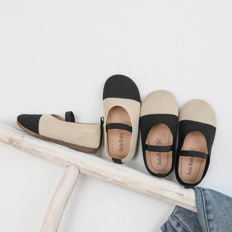 Children's peas shoes knitted shoes - Bellarte Enchanté Children's peas shoes knitted shoes