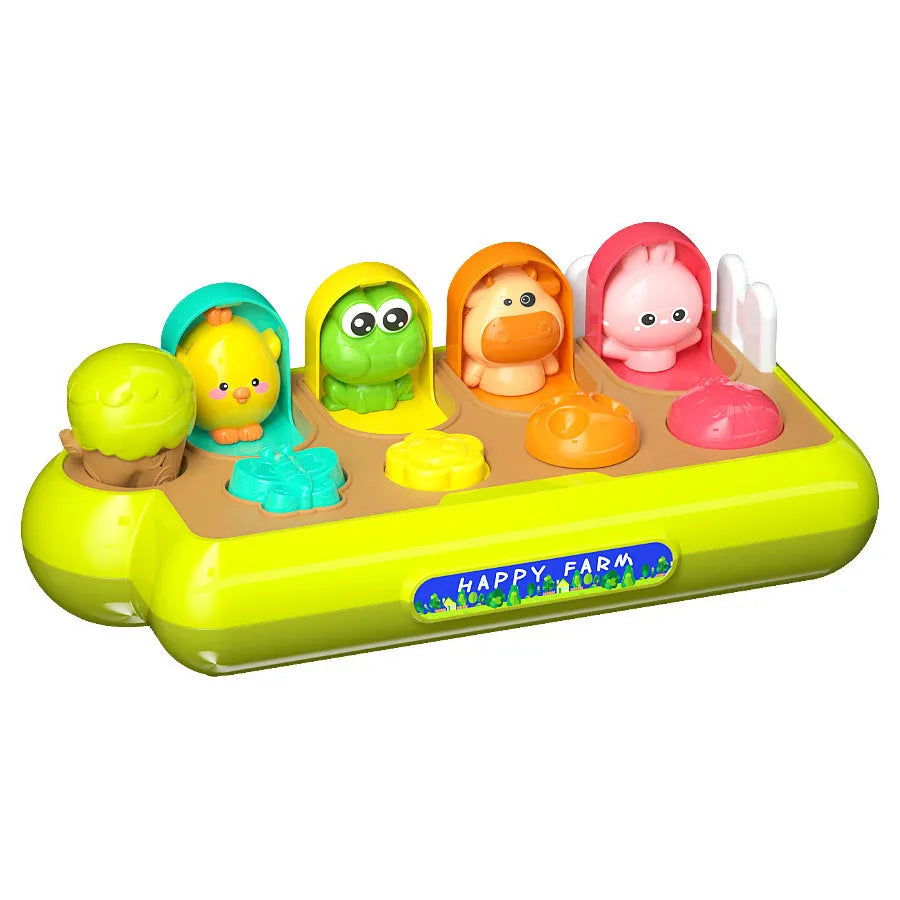 Children's Peekaboo Early Childhood Education Press Exercise Finger Puzzle Dinosaur Storage Box Toy - Bellarte Enchanté Children's Peekaboo Early Childhood Education Press Exercise Finger Puzzle Dinosaur Storage Box Toy