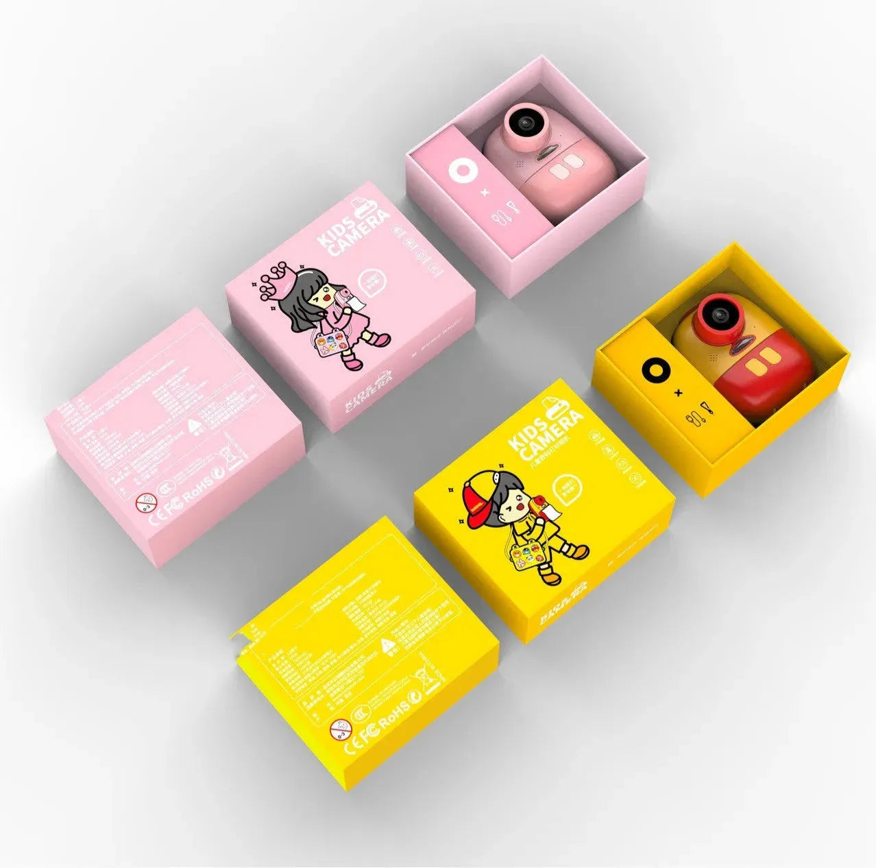 Children's Print Digital Camera Mini SLR Dual Lens - Bellarte Enchanté Children's Print Digital Camera Mini SLR Dual Lens