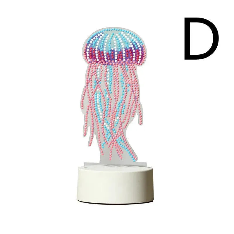 Children's Room Cartoon Lighting Bedside Night Light Diamond Painting - Bellarte Enchanté Children's Room Cartoon Lighting Bedside Night Light Diamond Painting