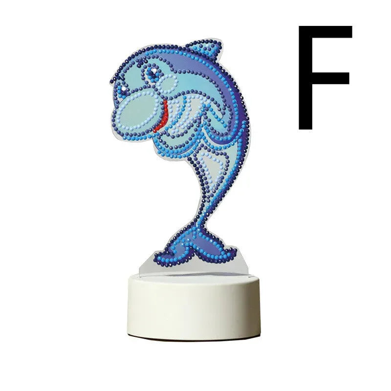 Children's Room Cartoon Lighting Bedside Night Light Diamond Painting - Bellarte Enchanté Children's Room Cartoon Lighting Bedside Night Light Diamond Painting