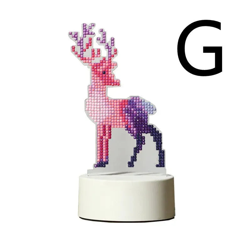 Children's Room Cartoon Lighting Bedside Night Light Diamond Painting - Bellarte Enchanté Children's Room Cartoon Lighting Bedside Night Light Diamond Painting