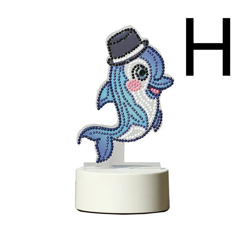 Children's Room Cartoon Lighting Bedside Night Light Diamond Painting - Bellarte Enchanté Children's Room Cartoon Lighting Bedside Night Light Diamond Painting