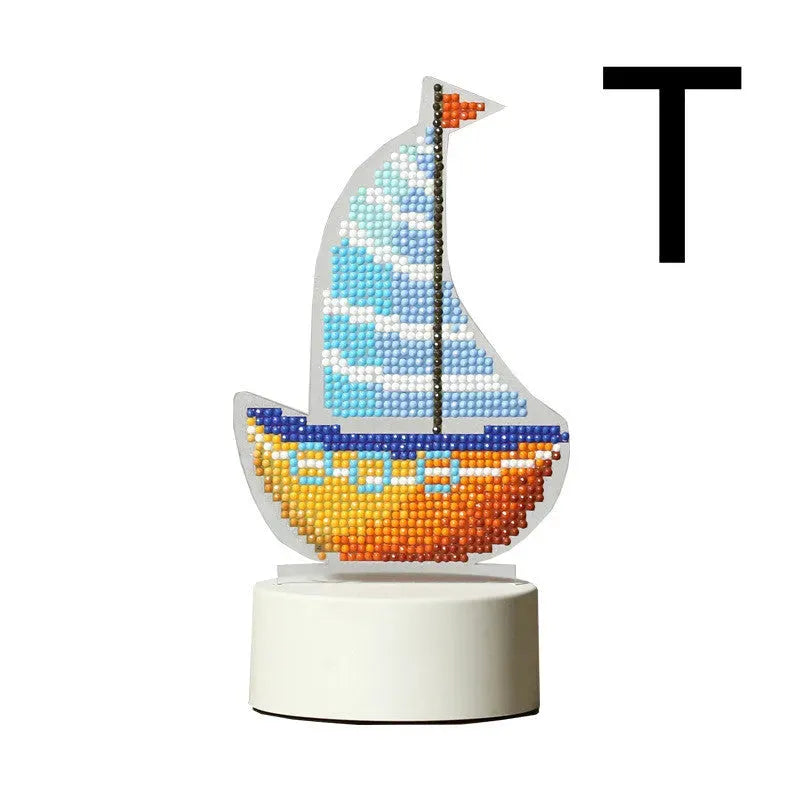 Children's Room Cartoon Lighting Bedside Night Light Diamond Painting - Bellarte Enchanté Children's Room Cartoon Lighting Bedside Night Light Diamond Painting