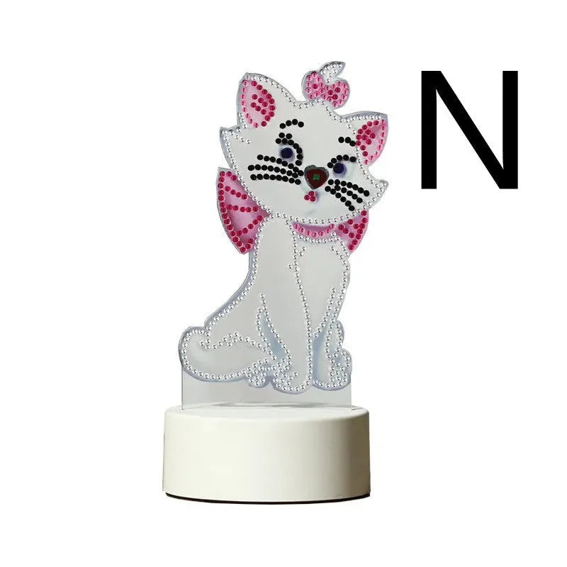 Children's Room Cartoon Lighting Bedside Night Light Diamond Painting - Bellarte Enchanté Children's Room Cartoon Lighting Bedside Night Light Diamond Painting