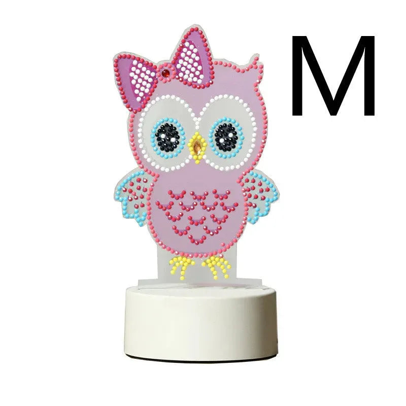 Children's Room Cartoon Lighting Bedside Night Light Diamond Painting - Bellarte Enchanté Children's Room Cartoon Lighting Bedside Night Light Diamond Painting