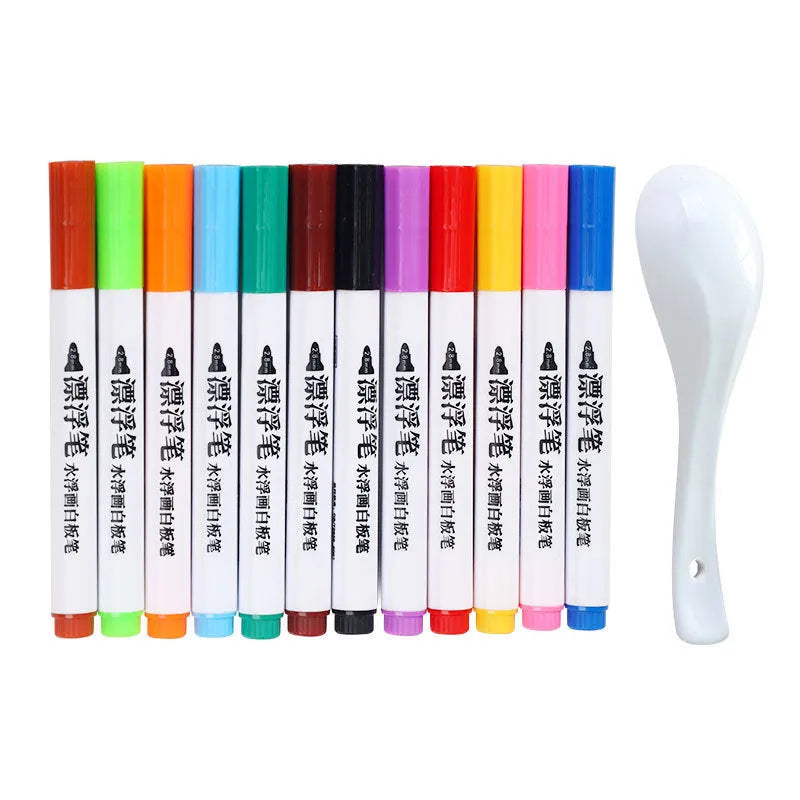 Children's Whiteboard Erasable Water-based Marker - Bellarte Enchanté Children's Whiteboard Erasable Water-based Marker