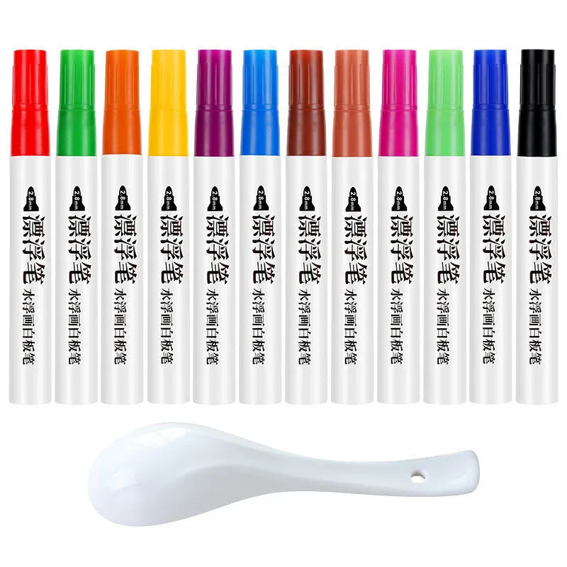 Children's Whiteboard Erasable Water-based Marker - Bellarte Enchanté Children's Whiteboard Erasable Water-based Marker