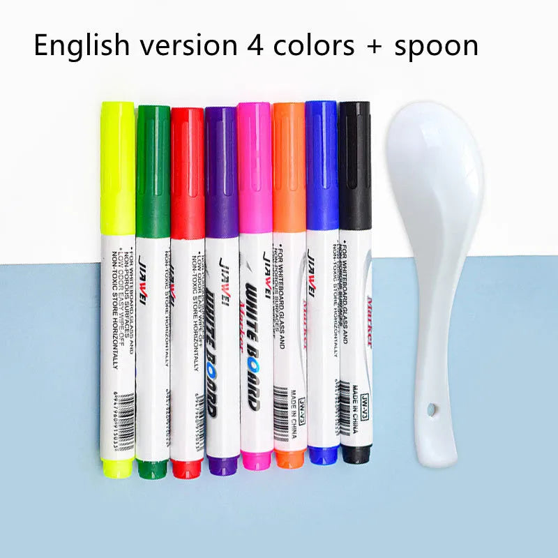 Children's Whiteboard Erasable Water-based Marker - Bellarte Enchanté Children's Whiteboard Erasable Water-based Marker