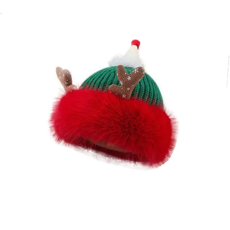 Christmas Antlers Knitted Hat Plush - Bellarte Enchanté Christmas Antlers Knitted Hat Plush