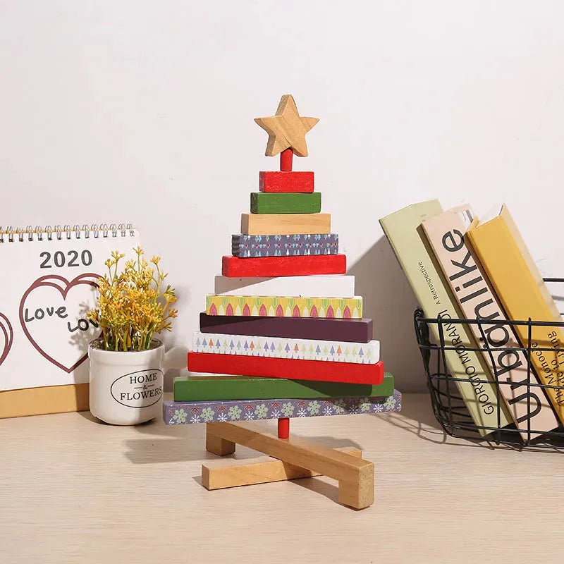 Christmas Building Blocks Decorations Desktop - Bellarte Enchanté Christmas Building Blocks Decorations Desktop