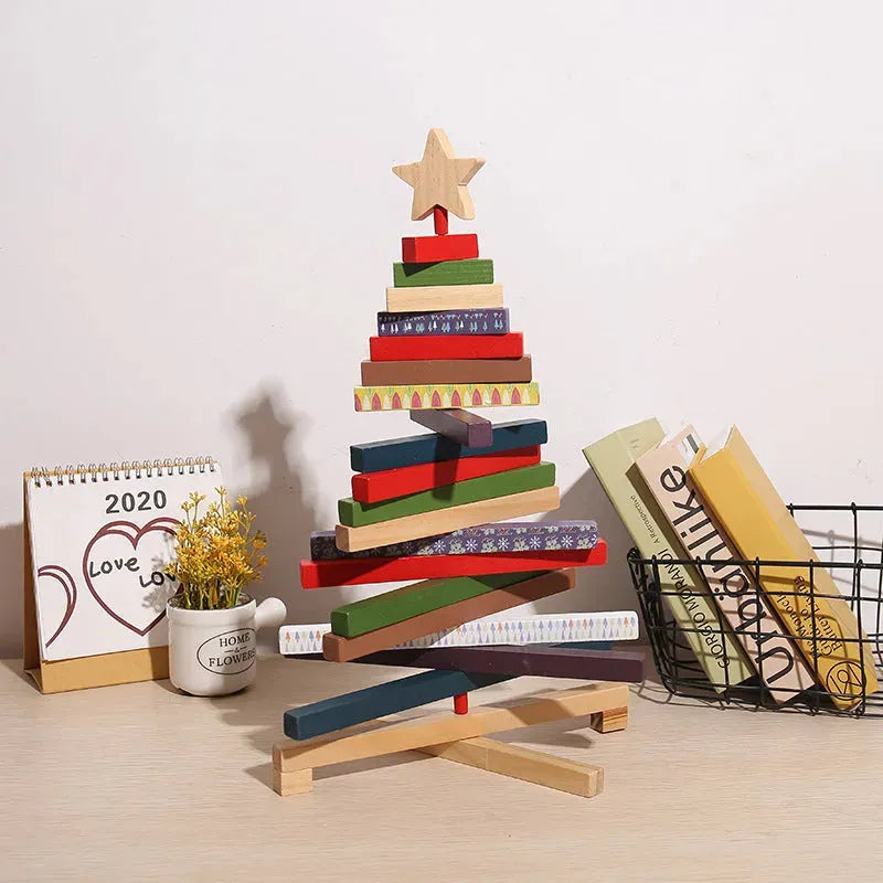 Christmas Building Blocks Decorations Desktop - Bellarte Enchanté Christmas Building Blocks Decorations Desktop