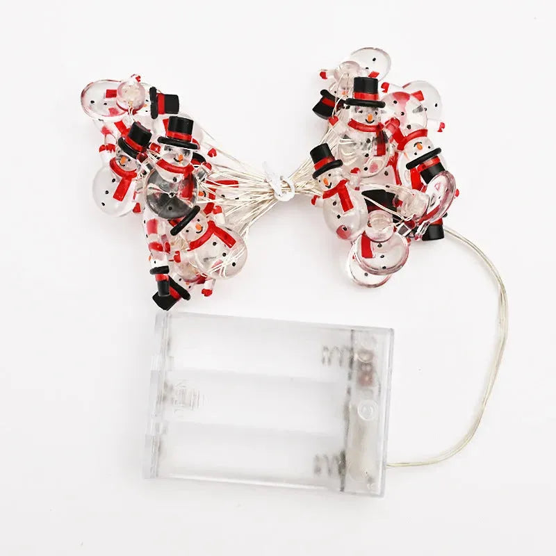 Christmas Christmas Snowman Modeling Decorative String Lights - Bellarte Enchanté Christmas Christmas Snowman Modeling Decorative String Lights